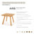Ellie-Maye Teak Outdoor Dining Table , in. W 36'' in. D-79178659