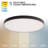 Edgeless Round Acrylic Dimmable LED Flush Mount Light With Color Temperature Switch: 2700K, 3000K, 3500K, 4000K, and 5000K-98294065-98356344-111721679