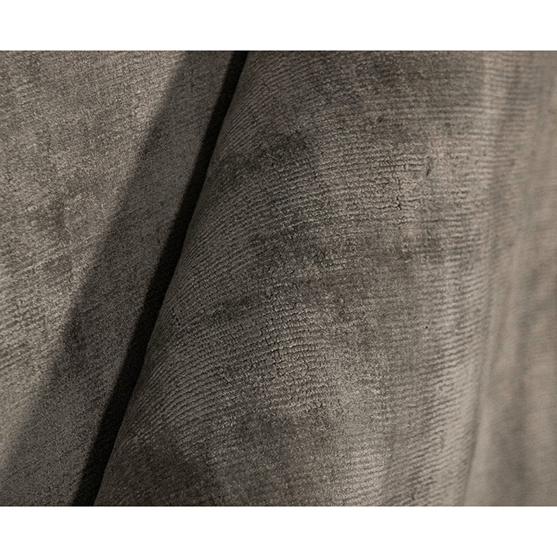 Tapis argent noué à la main de haute qualité