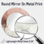 Grand miroir mural en métal Blush Plaster Whisper-757639982