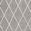 Arlequin Hide Cowhide Geometric Area Rug in Silver-1280792719