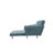 61"W Gray Fabric Convertible Loveseat Sleeper With Pillows