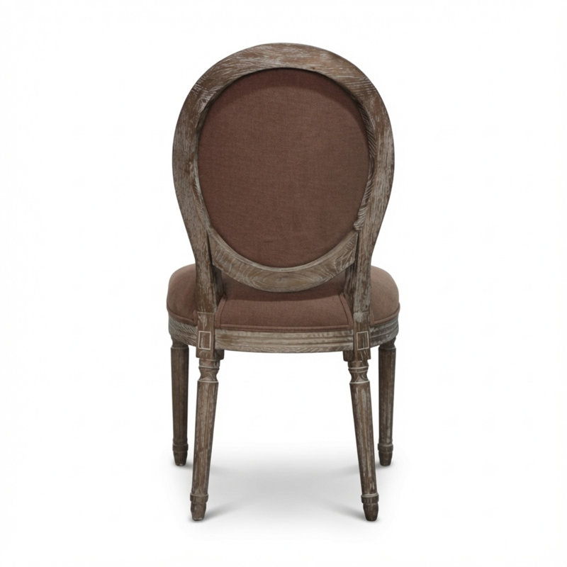 Mocha Brown Medallion Side / Dining Chair