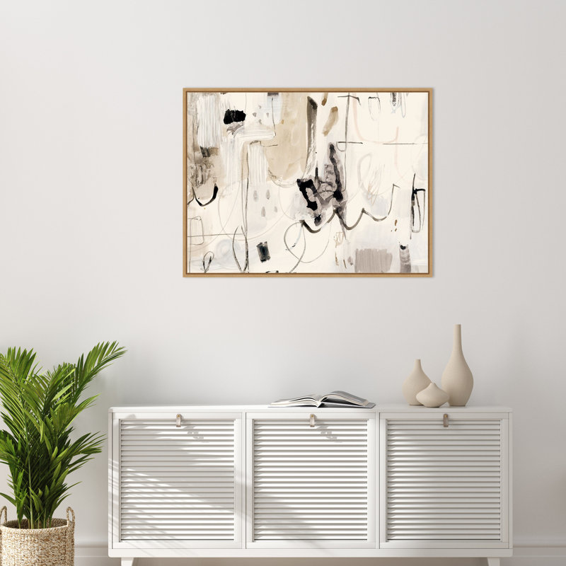 «Net Neutral II» par Victoria Barnes, reproduction d'art sur toile encadrée