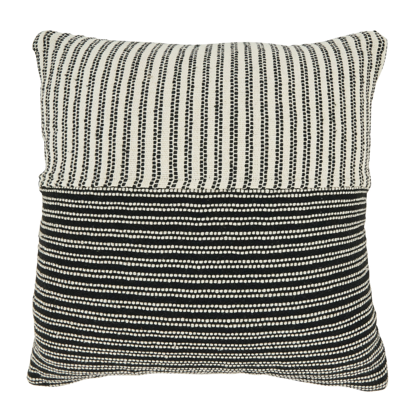 Entendu Collection Striped Cotton Throw Pillow, Down