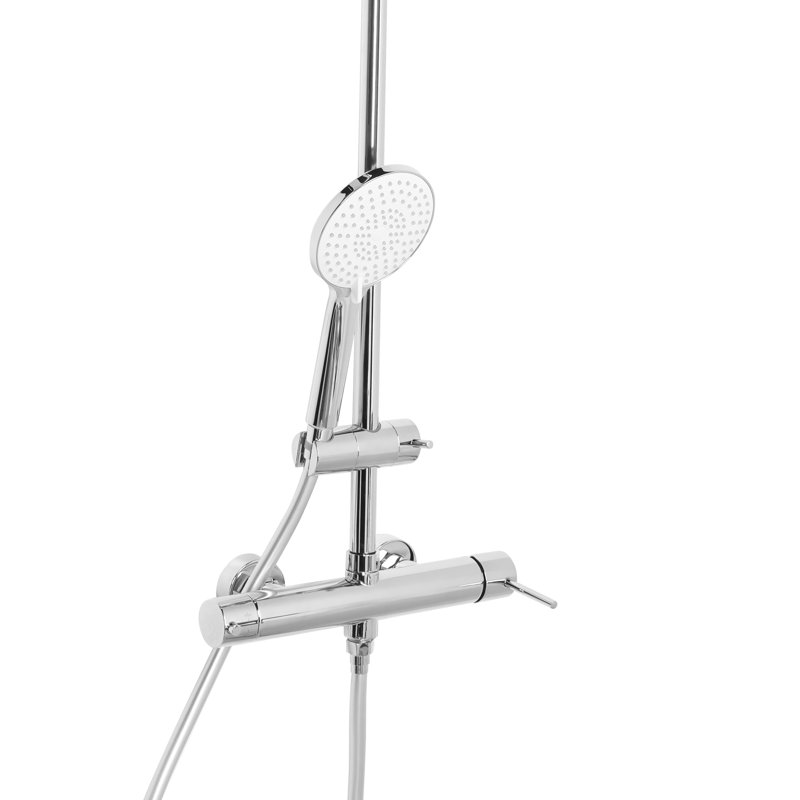 Mixer Shower Set with Rainshower PUYEHUE Silver, Chrome