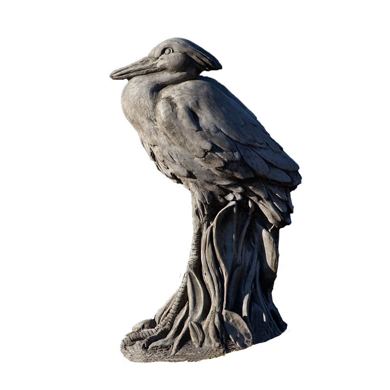 Statue aigrette, Mousse anglaise