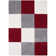 Myshaggy Collection Rugs Geometric Design in Red