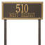 Double Line 2-Line Lawn Address Sign-119349863-119349858