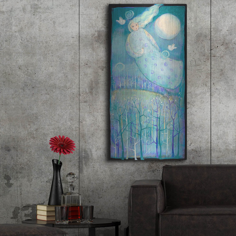  «Moondancer» par Sue Davis, art mural en métal, 24 po x 48 po, H 48 po x l 24 po
