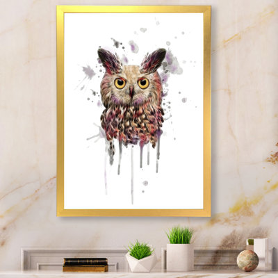 Cartoon Owl Portrait " Cartoon Owl Portrait "