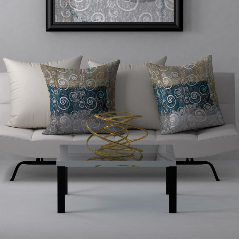 Housse de coussin carrée/insert, 24 po x 24 po