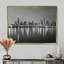 " Chicago Skyline At Night Black And White "-458113573-473287730