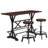 Eppinger 4 - Person Solid Wood Top Double Pedestal Dining Set-2062015115