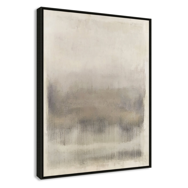 Équilibre équilibré II par Irena Orlov, H 41,5 po x l 31,5 po, Flottant espresso