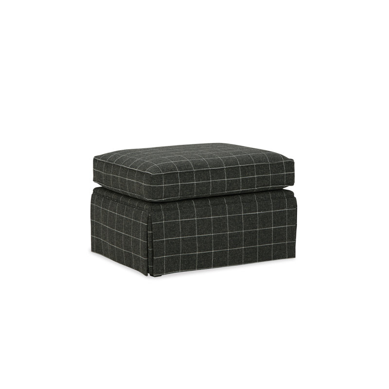 Repose-pieds Masset, Tissu gris anthracite Savane 45