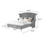 Ensemble de chambre à coucher 4 pièces Bedias-406152000