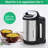 Soup Maker 1.6 L Stainless Steel Electric Hot Soup Maker