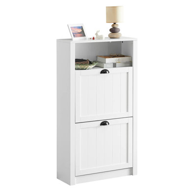 14 Pair Flip Down Shoe Storage