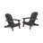 Mccombs Acacia Foldable Outdoor Adirondack Chair-543030261