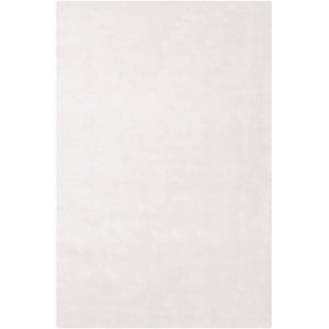Mabel Hand Woven Viscose White Area Rug