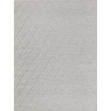Rectangle Brentwood Geometric Handmade Flatweave Wool/Viscose Area Rug in Silver
