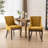 A&a furniture ultra side dining chairs | set of 2 | thickened fabric, solid wood legs | bronze nailhead-497689671-498990615