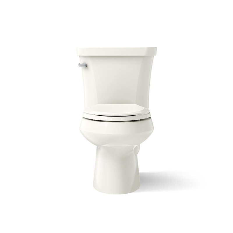 WellworthÂ 1.28 GPF Water Efficient Elongated Two-Piece toilet (Seat Not Included), Biscuit