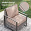 Ensemble 4 pièces canapé-lit de patio avec table basse-108198441