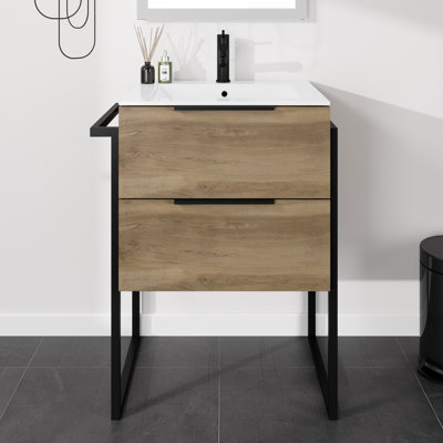 Ensemble de meuble-lavabo mural simple 31 po Iadrik Nets