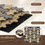 Panneaux muraux acoustiques en bois (4 pièces, 60 x 60 x 1,8 cm), emboîtables, couvrant une superficie de 1,44 m², panneaux décoratifs absorbant le son pour murs intérieurs-124962376