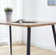 Cullompton Rectangular Dining Table (TAB902, 120X70cm) With Light Oak Effect Top And Black Legs