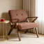 Chaise d'appoint avec structure en bois massif
