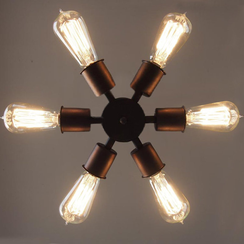 6 - Light Black Kitchen Island Pendant