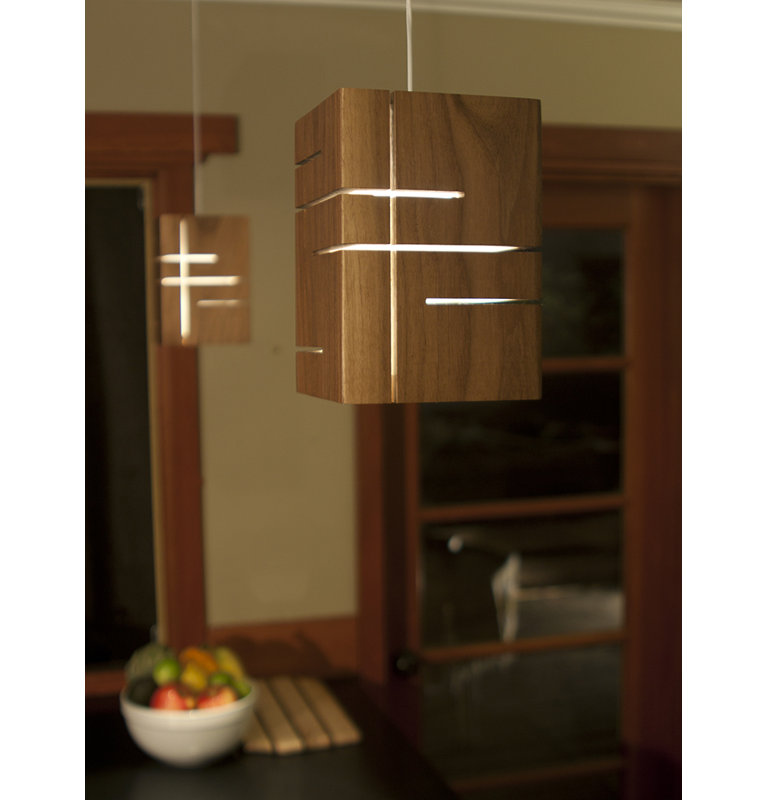 Claudo 1 - Light Pendant, Walnut, 3500K