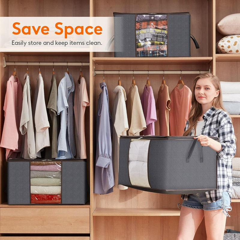 Sac de rangement en tissu Latitude Run®, Gris