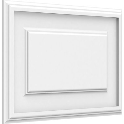 Panneau mural surélevé en PVC blanc Legacy