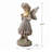 Girl Holding Butterfly Lighted Garden Statue Solar Powered LEDs