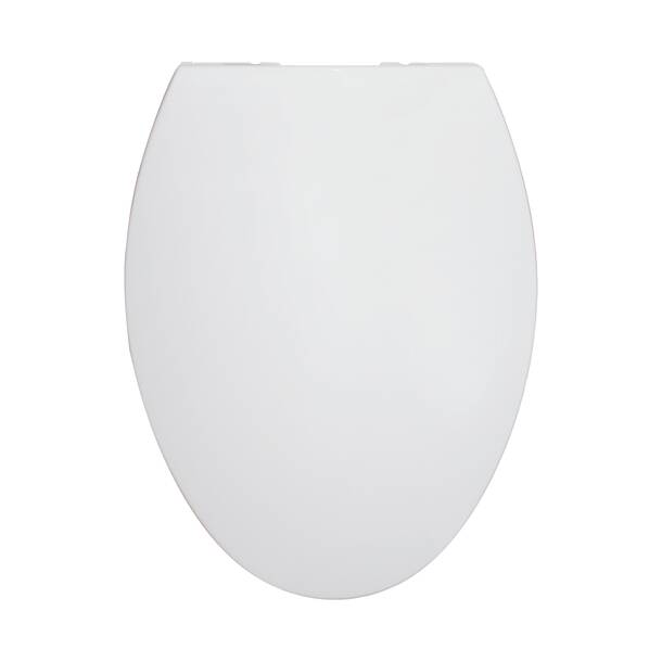 Mansfield SmartClose Elongated Soft Close Toilet Seat and Lid & Reviews ...