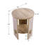 Table d'appoint avec tablette de rangement-125780438