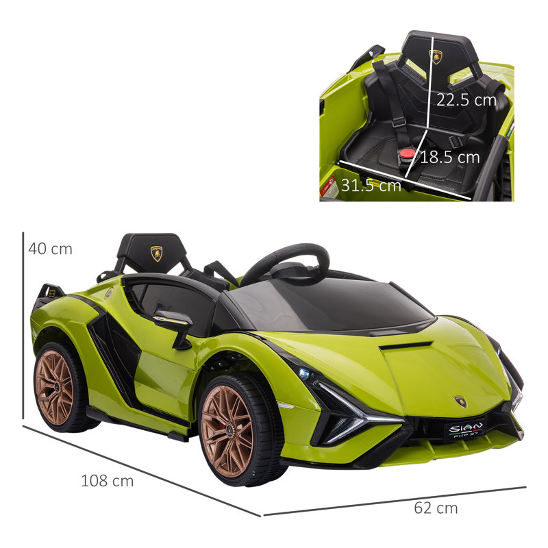 Goodyear Isabelle & Max 12V 1 Seater All-Terrain Vehicles Battery Powered Ride On with Remote Control, Green