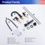 2-handle Bathroom Faucet with Drain Assembly-69635236