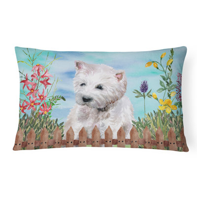  Coussin intérieur / extérieur Westie Spring