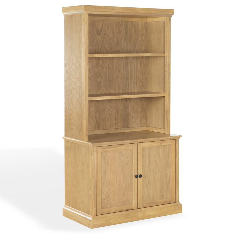 Haylina 4 Shelf Wood Bookcase, Natural
