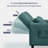 Zhenya 3-In-1 Convertible Accent Chair, Pull-Out Upholstered Sleeper Sofa Bed With Accent Pillow (Set of 2)-128966704