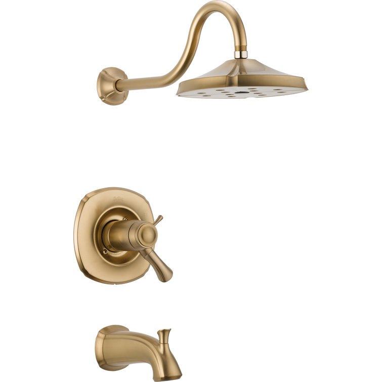 Addison Diverter Tub and Shower Faucet Trim with Lever Handles and TempAssure