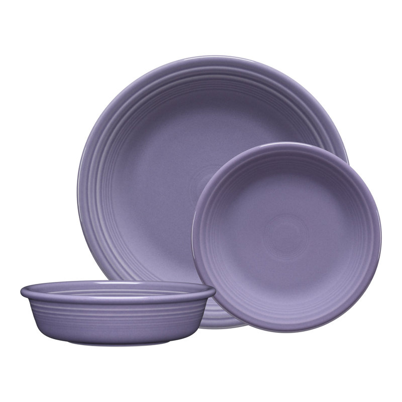 Couvert individuel 3 pièces Fiesta Classic, Lavender