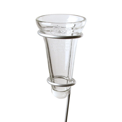 Pluviomètre avec piquet de jardin en zinc Azusa