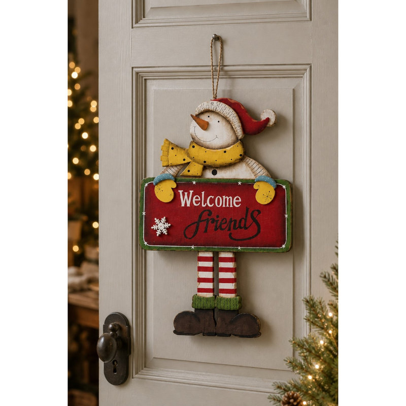 Snowman Sign Hanger