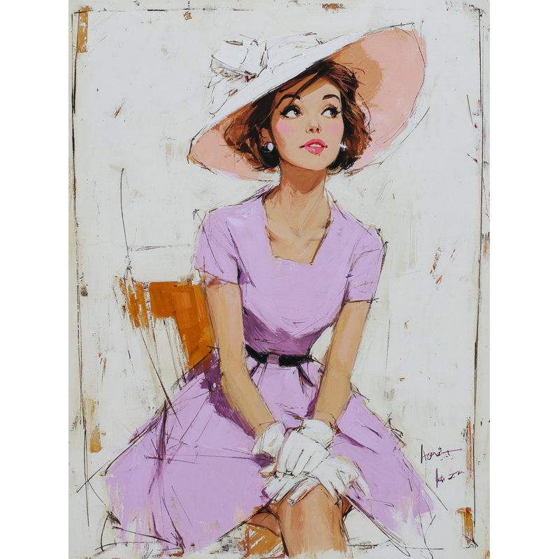 Art mural sur toile tendue Garden Poise, H 24 po x l 16 po